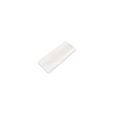 Bolsa pastas blanca 27x15+6 c.1000