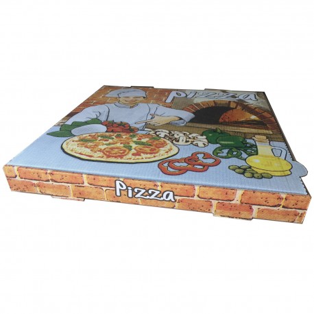 Caixa pizza 40x40x3,5 Vesuvio p.100