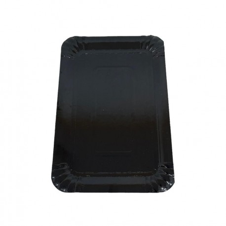 Bandeja cartón lam brillo negro 18x24 p 100