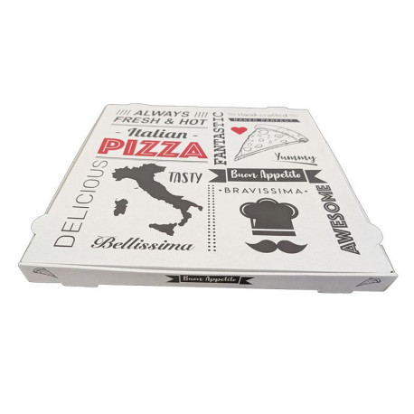 Caja pizza 40x40x3 5 p 100