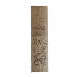 Bolsa baguette Kraft 58x12 9 c 1000