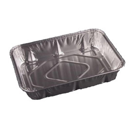 Bandeja aluminio 194x144x33 D-650 mm p.100