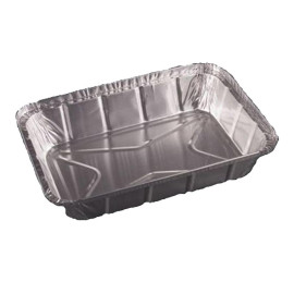 Bandeja aluminio 222x157x38 E-980mm p.100