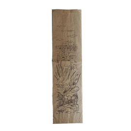 Bolsa baguette kraft 58x12 6 c 1000
