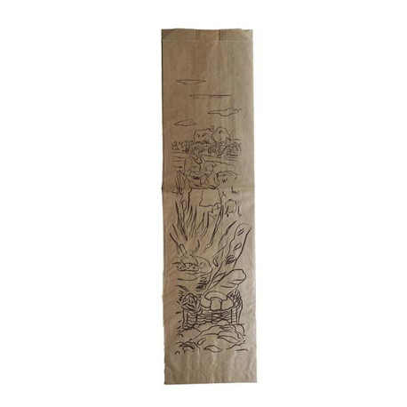 Bolsa baguette kraft 58x12 6 c 1000