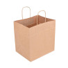 Bolsa a/rizada 32+21x33 kraft c.250