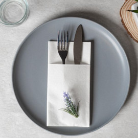 Tovalló 40x32 Air-Laid Kangaroo blanc c.640