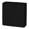 Servilleta 40x40 pta-pta negra c.2000