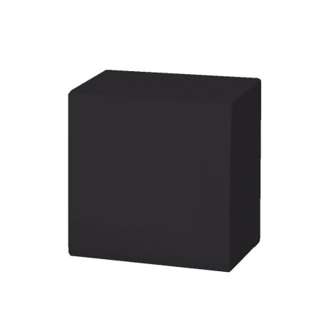 Servilleta 20x20 2c pta-pta negra c 3000