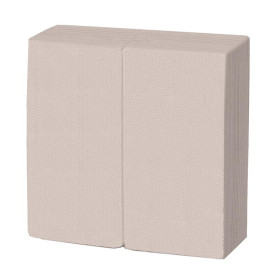 Servilleta 40x40 pta-pta 1/8 Nature c 2400