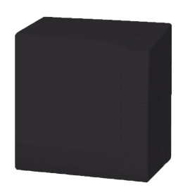 Servilleta 33x33 2c negra c.2200